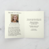 カトリック葬儀祈りの言葉メモリアルありがとう ノートカード (内部)