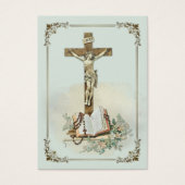 カトリック葬儀祈りの言葉記念祈りの言葉カード (正面)