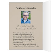 カトリック葬儀祈りの言葉&お悔やみ (内側 (左))