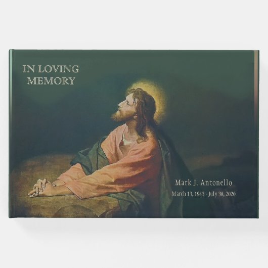 カトリック葬儀記念お祝い ゲストブック (正面)