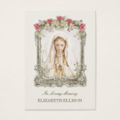 カトリック葬儀記念メアリー祈りの言葉カード (正面)