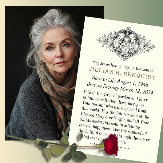 カトリック葬儀記念悔やみや弔慰祈りの言葉カード