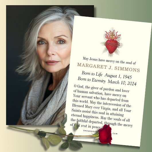 カトリック葬儀記念悔やみや弔慰祈りの言葉カード