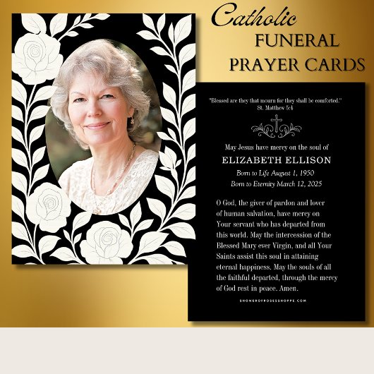 カトリック葬儀記念碑 | ホワイトローゼス祈りの言葉