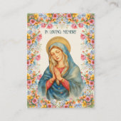 カトリック葬儀記念祈りの言葉カード エンクロージャーカード (正面)