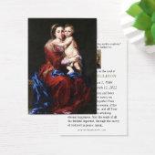 カトリック葬儀記念祈りの言葉メアリーロザリオ (デスク)