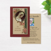 カトリック葬儀記念祈りの言葉神聖カード (デスク)