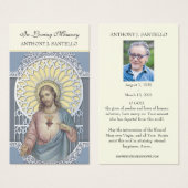 カトリック葬儀記念祈りの言葉聖書印 (正面&裏面)