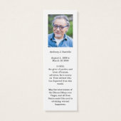 カトリック葬儀記念祈りの言葉聖書印 (裏面)