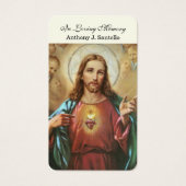 カトリック葬儀記念祈りの言葉聖書印 (正面)