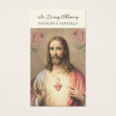 カトリック葬儀記念祈りの言葉聖書印 (正面)