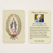 カトリック葬儀記念祈りの言葉聖書 (正面&裏面)