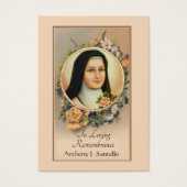 カトリック葬儀記念祈りの言葉聖札 (正面)