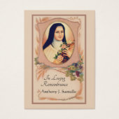 カトリック葬儀記念祈りの言葉聖札 (正面)