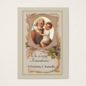 カトリック葬儀記念祈りの言葉聖札 (正面)