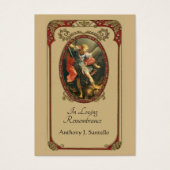 カトリック葬儀記念祈りの言葉聖札 (正面)