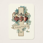 カトリック葬儀記念祈りの言葉聖札 (正面)