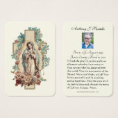 カトリック葬儀記念祈りの言葉聖札 (正面&裏面)