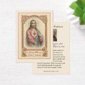 カトリック葬儀記念祈りの言葉聖札 (デスク)