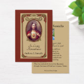 カトリック葬儀記念祈りの言葉聖札 (デスク)