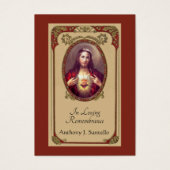 カトリック葬儀記念祈りの言葉聖札 (正面)