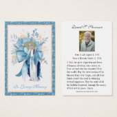 カトリック葬儀記念祈りの言葉聖札 (正面&裏面)