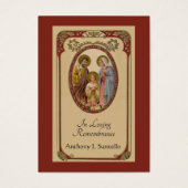 カトリック葬儀記念祈りの言葉聖札 (正面)