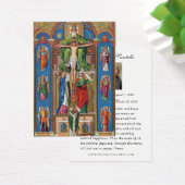 カトリック葬儀記念祈りの言葉聖札 (デスク)