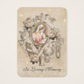 カトリック葬儀記念祈りの言葉聖札 (正面)