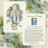 カトリック葬儀記念祈りの言葉聖札