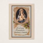 カトリック葬儀記念祈りの言葉聖札 (正面)