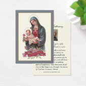 カトリック葬儀記念祈りの言葉聖札 (デスク)