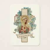 カトリック葬儀記念祈りの言葉聖札 (正面)