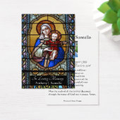 カトリック葬儀記念祈りの言葉聖札 (デスク)