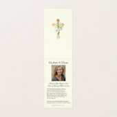 カトリック葬儀記念祈りの言葉聖札 名刺 (内部フラット)