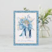 カトリック葬儀記念祈りの言葉聖札 案内状 (スタンド正面)