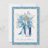 カトリック葬儀記念祈りの言葉聖札 案内状 (正面)