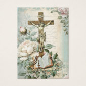 カトリック葬儀記念聖なる書物、 経典祈りの言葉カード (正面)