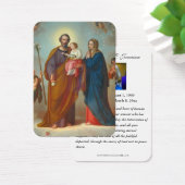 カトリック葬儀記念聖家族祈りの言葉カード (デスク)
