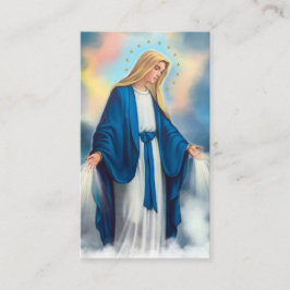 カトリック葬儀記念聖祈りの言葉カード 名刺
