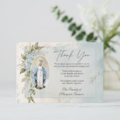 カトリック葬儀記念賛美ヴァージンマリー サンキューカード (スタンド正面)