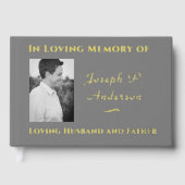 カトリック葬儀 ゲストブック (正面)