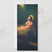 カトリック葬式悔やみや弔慰ガーデンカードの苦悩 カード (裏面)