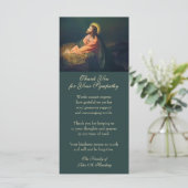 カトリック葬式悔やみや弔慰ガーデンカードの苦悩 カード (スタンド正面)