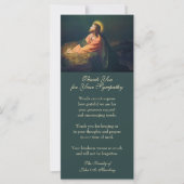 カトリック葬式悔やみや弔慰ガーデンカードの苦悩 カード (正面)