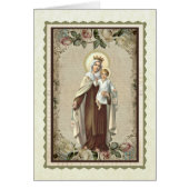 カトリック葬式悔やみや弔慰神聖なカードありがとう (正面)