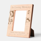 カトリック記念写真 レーザー彫刻フレーム (左)