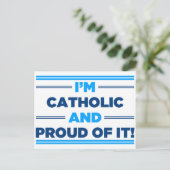 カトリック誇りを持った教徒 ポストカード (スタンド正面)