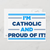 カトリック誇りを持った教徒 ポストカード (正面/裏面)