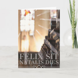 カトリック誕生日カード – ラテン カード